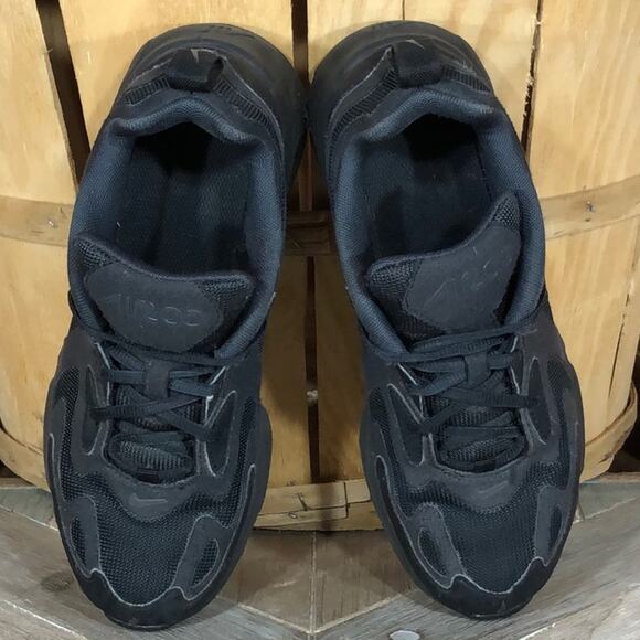 Nike Air Max 200 GS Black Anthracite AT5627-001 Sneakers Shoes Youth Boys Size 4 - Picture 8 of 11